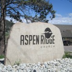 Aspen Ridge Church - Stone Monument