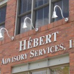 Hebert Advisory - Cast metal Letters Golden